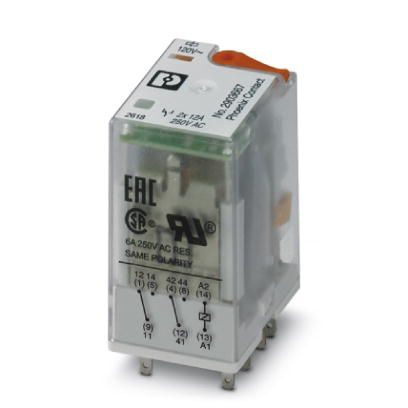 单个继电器 - REL-IR2/L-120AC/2X21 - 2903667