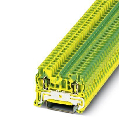 Spring cage ground terminal block - ST 2,5-PE - 3031238