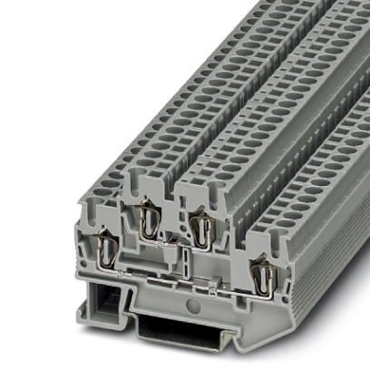 Double-level spring-cage terminal block - STTB 2,5 - 3031270